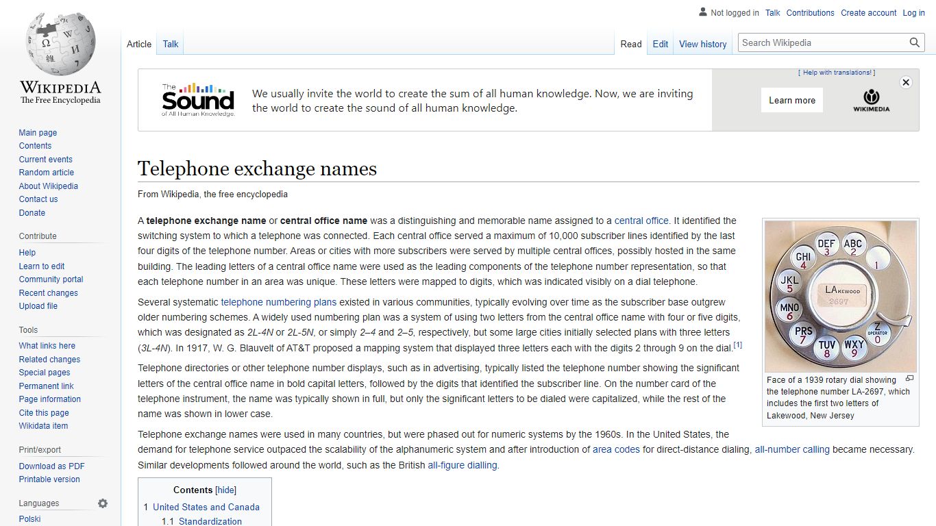 Telephone exchange names - Wikipedia